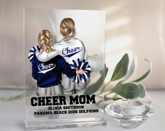 Signo de acrílico de alegría personalizado, regalo de alegría personalizado, mamá animadora, regalo senior, mamá senior, regalo de mamá animadora, regalo de hija