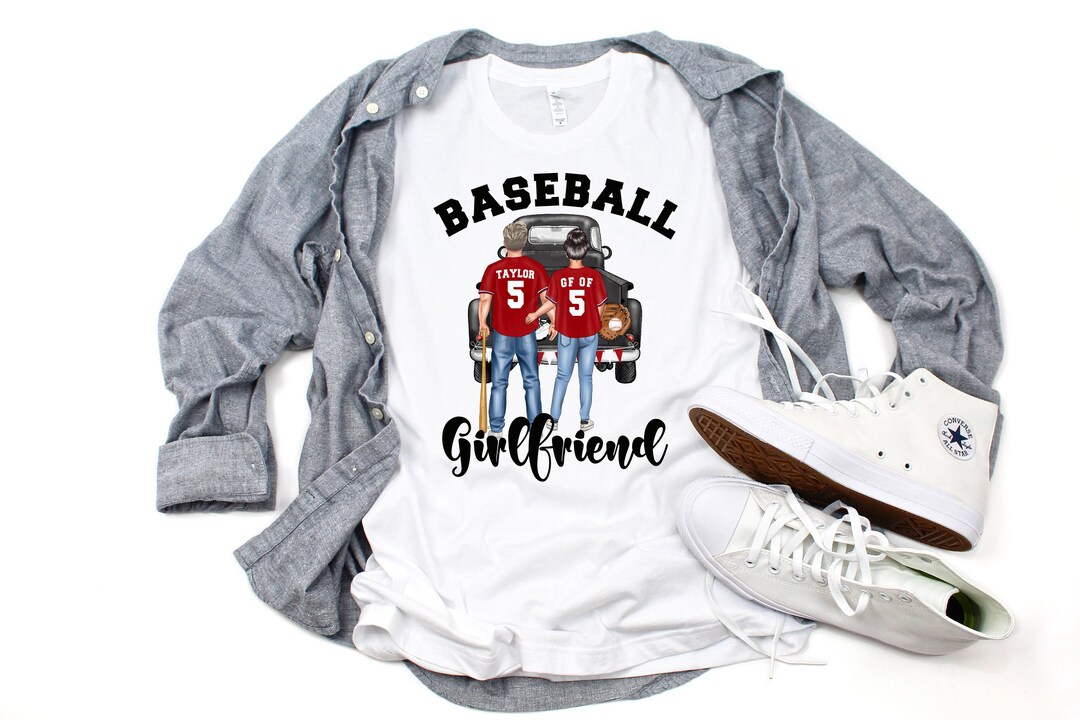 Personalized Baseball Shirt, Girlfriend Shirt, Boyfriend Shirt