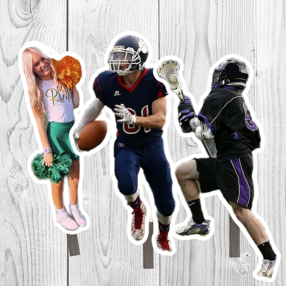 Custom Huge Head on Stick, Photo Cutout, Sports Face Cutout, Sports Head Fan, Mom Football, Football Boyfriend, Cheer, Sports, Basketball