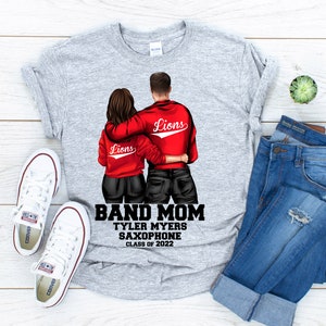 Personalized Band Mom Shirt, Band Mom, Senior Mom Shirt, Senior Shirt 2022, Senior Shirt, Senior, Band Shirt