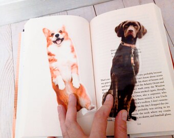 Custom Photo Bookmark, Your Dog Transparency Bookmark, Custom Bookmark, Dog Gift, Dog Owner Gift, Bookmark, Personalized Bookmark