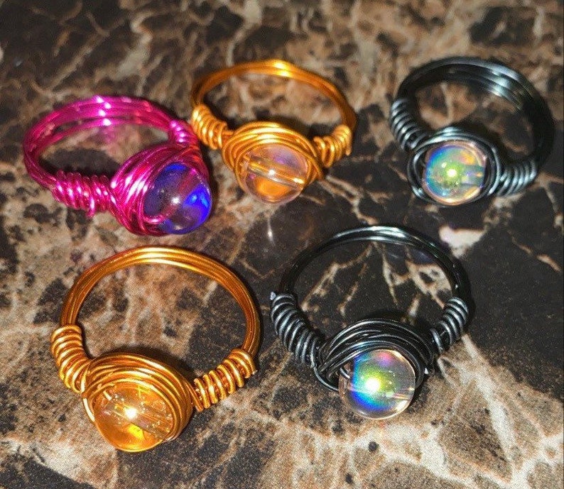 Single Bead Fairy Ring