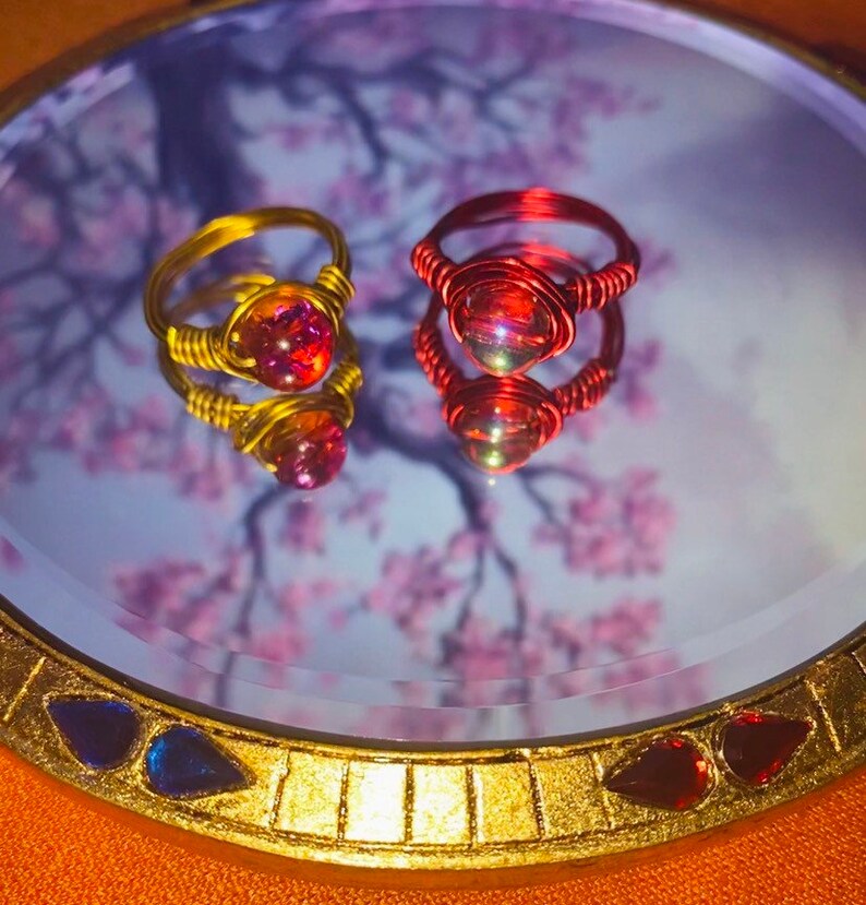 Single Bead Fairy Ring
