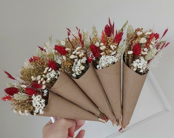 Dried Mini Flower Posy Winter Christmas Bunches | Dried Flowers | Flowers | Gifts | Bridesmaid Proposal | Wedding Favour | Bridesmaid Gift |