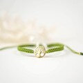 Tree of Life Macrame Bracelet, Silver, Gold, Stainless Steel