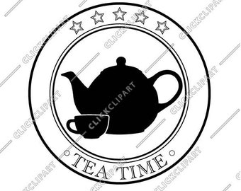 Teapot Clipart | Teapot SVG | Teapot PNG | Tea Cup Svg | Tea Lovers | Business Logo | Cut Files | Line Art | Svg File | Svg Files for Cricut