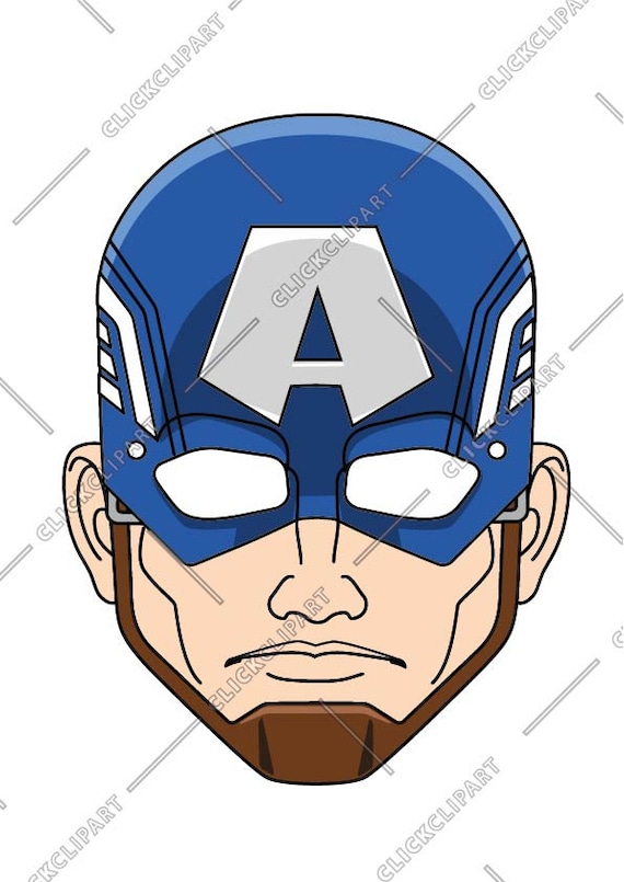 Captain America Birthday Party Digital Paper Face Mask SVG - Etsy Canada Captain America Birthday Party Digital Paper Face Mask SVG - Etsy Canada
