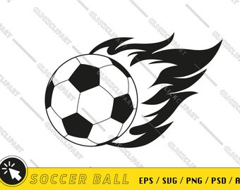 Balón de fútbol Svg | Balón de fútbol Png | SVG para Cricut | Fútbol Png | SVG de llama | Deportes SVG | Cortar archivos | Imágeness