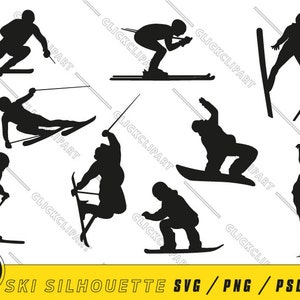 Ski SVG | Ski PNG | Ski Clipart | Sports Svg | Winter | Wall Decor | Svg Bundle | Silhouette Svg | Digital Download | Svg Files for Cricut