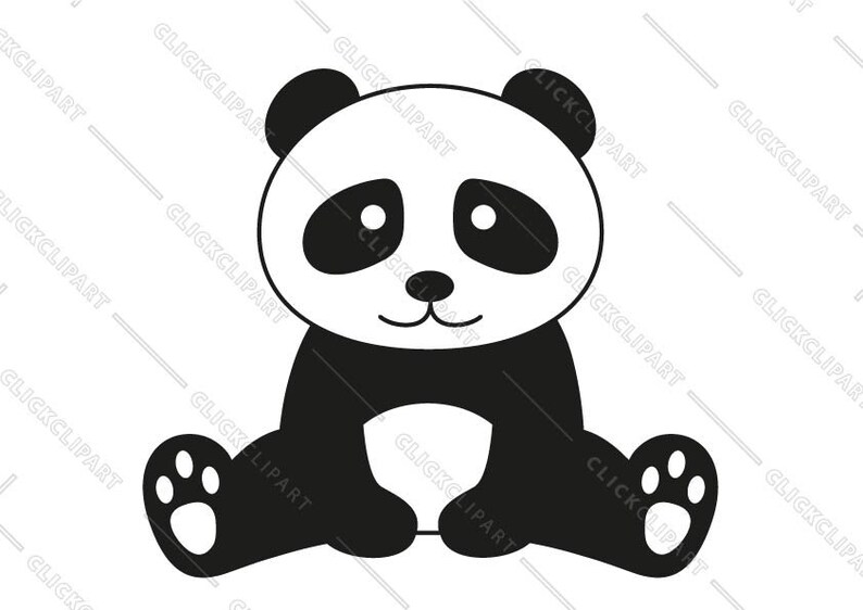 Cute Panda SVG Baby Panda PNG Panda Svg Designs Panda - Etsy
