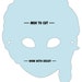 Princess Elsa, Birthday Party, Digital Paper Face Mask, SVG, Files for ...