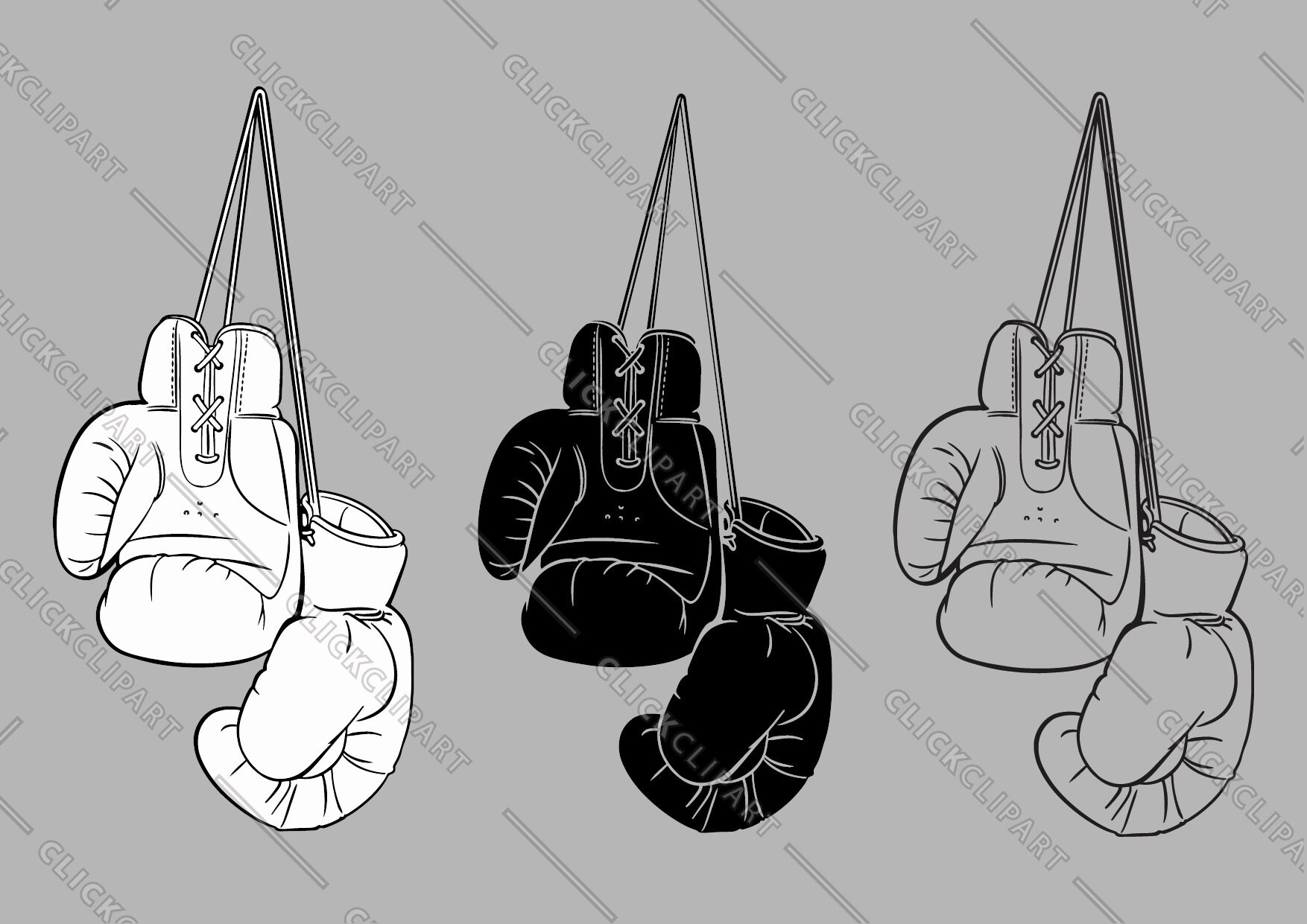 Boxing Gloves Svg Fitness Svg Box Svg Silhouette Svg Workout Svg Sports