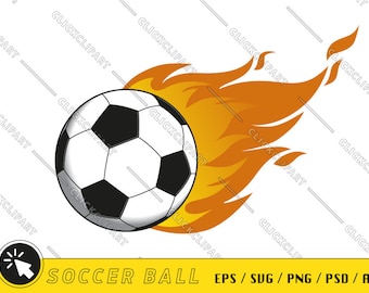 Soccer Ball SVG | Soccer Ball PNG | Svg for Cricut | Soccer Png | Flame Svg | Sports Svg | Cut Files | Clipart | Shirt Designs | Custom Logo