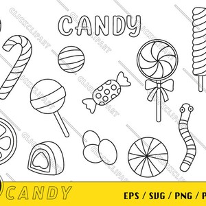 Candy SVG | Candy Clipart | Candy Cane PNG | Christmas | Lollipop ...