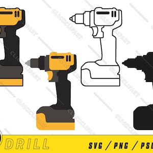 Boor SVG | Boor PNG | Boor Clipart | Klusjesman Svg | Hulpmiddelen Svg | Timmerman Svg | Bouw Svg | Bestanden knippen | Svg-bestanden voor
