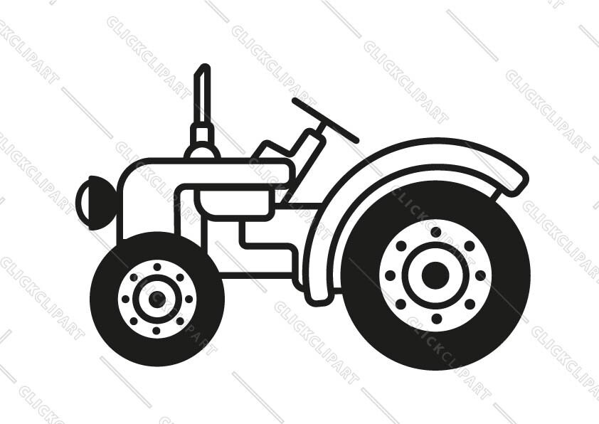 Trator Dos Desenhos Animados PNG , Trator Clipart, Desenho Pintado à Mão,  Tractor Imagem PNG e PSD Para Download Gratuito