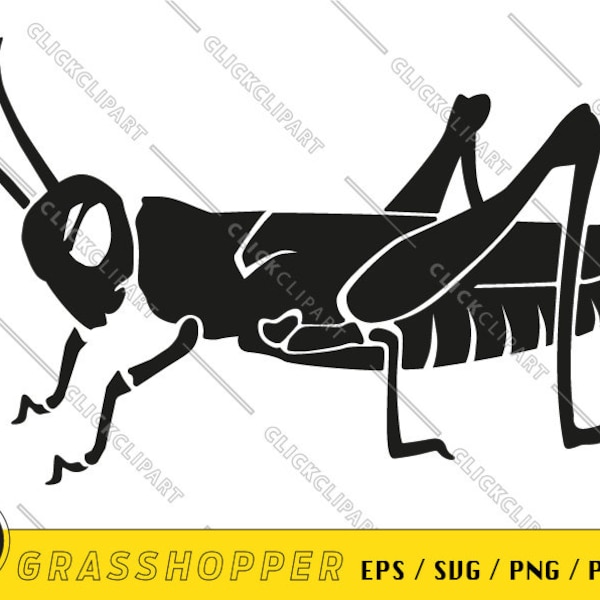 Grasshopper SVG Bundle | Grasshopper Silhouette | Locust PNG | Cut Files | Clipart | Tshirt Designs | Wall Art | Logo | Svg Files for Cricut