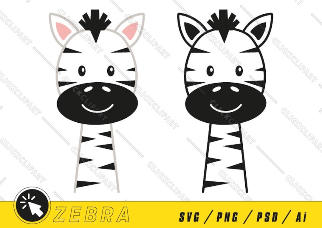 Linda cebra SVG | Cebra PNG | Imágenes Prediseñadas de cebra | Svg de ...