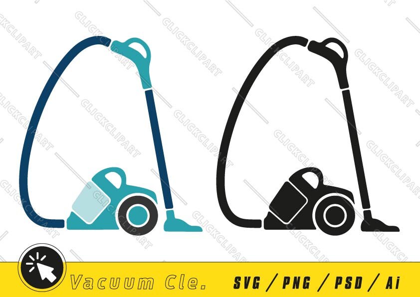 Odkurzacz SVG Vector | Pliki do cięcia gospodyni domowej | Kreskówka gospodyni domowej | Emblemat ikony | Logo linii gospodyni domowej | Pliki Clip Art dla Cricut