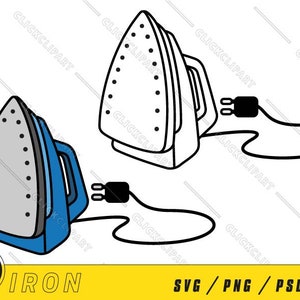 Eisen SVG | Eisen PNG | Eisen-Clipart | Haushaltsführung Svg | Vektordateien | Dateien ausschneiden | Strichzeichnungen | Cartoon-Logo