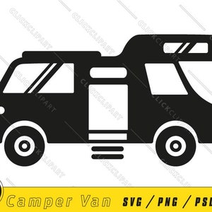 Camper Van | Van Life | Silhouette | Camper Life | Camping | SVG Files | Cut Files | Clipart | Tshirt Designs | Logo | Svg Files for Cricut