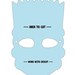 Simpsons, Bart, Birthday Party, Digital Paper Face Mask, SVG, Files for ...