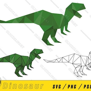 Dinosaurier SVG | Trex PNG | Geometrische Wandkunst | Druckbare Wandkunst | Geometrische Kunstdruck | ClipArts | T-Shirt-Designs