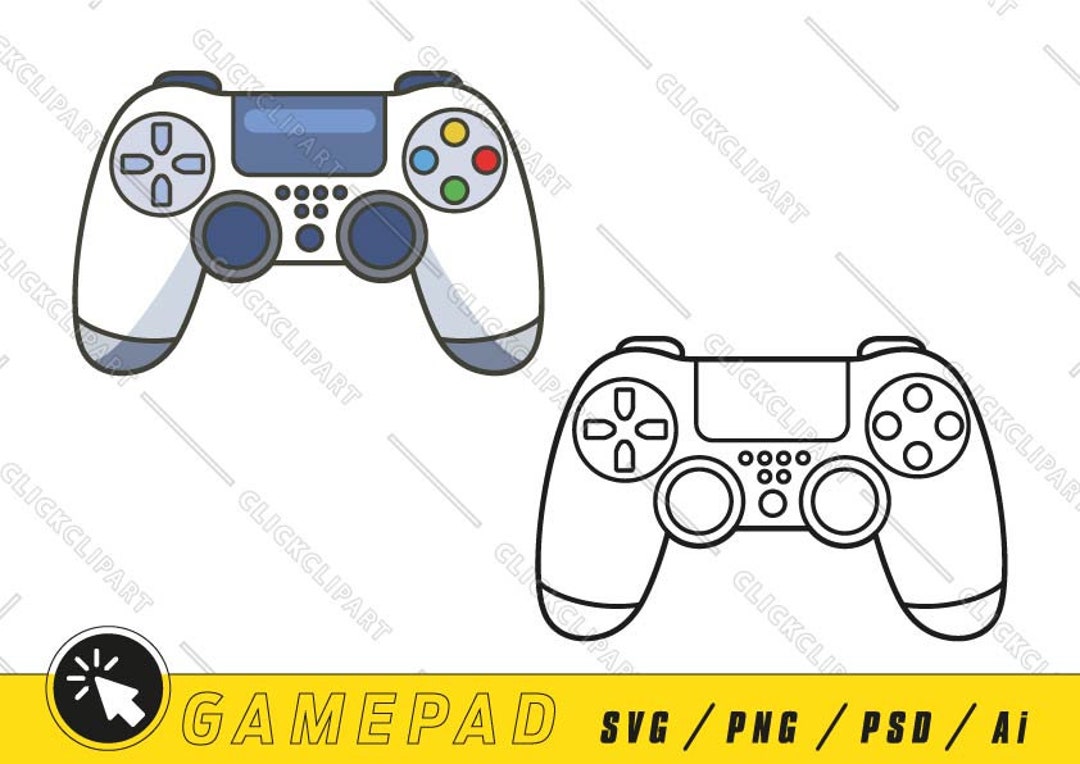 Game controller stationery templates Royalty Free Stock SVG Vector and Clip  Art