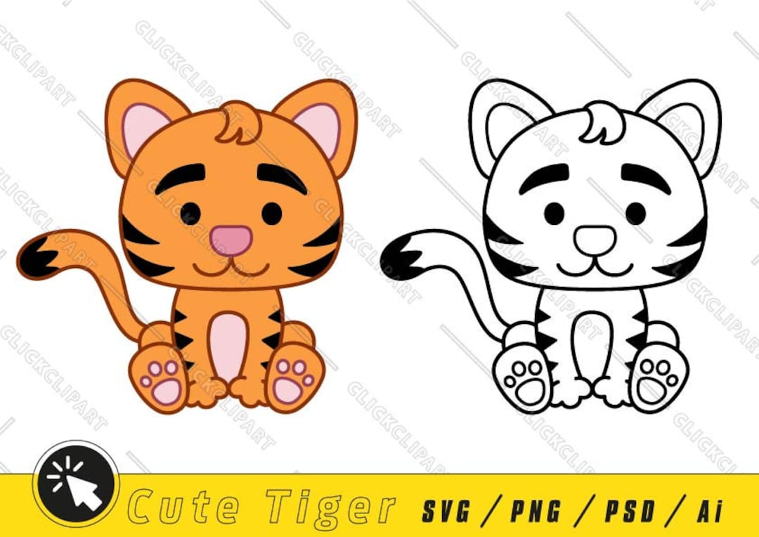 Tijger SVG | Baby tijger SVG | Tijger mascotte SVG | Tijger illustraties |  Tijger Svg ontwerpen | Dierlijke Svg | Dierenliefhebber Svg - Etsy België, image size:1080x764