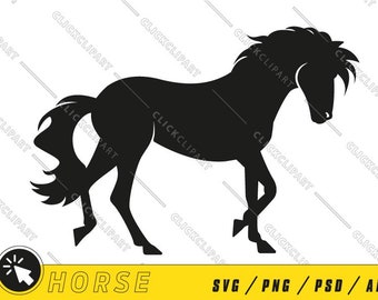 Horse SVG | Horse PNG | Horse Clipart | Horse Silhouette | Animal Svg | Silhouette Svg | Cut Files | Horse Svg Files | Svg Files for Cricut