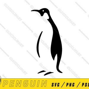 Penguin SVG | Penguin PNG | Sylwetka | Zwierzę | Pliki SVG | Pliki do cięcia | Clipart | Clipart | Projekty koszulek | Logo | Pliki SVG dla Cricut