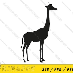 Giraffe SVG | Silhouette | SVG Files | Cut Files | Clip Art | Clipart | Tshirt Designs | Logo | Printable Wall Art | Svg Files for Cricut