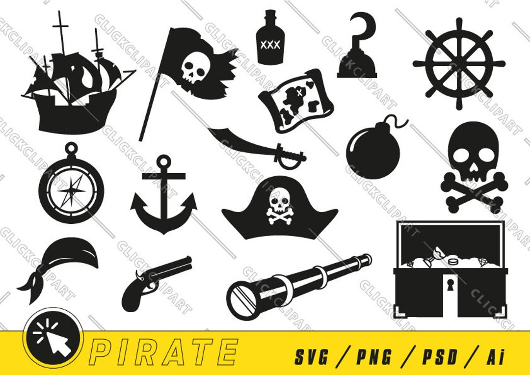 海賊 SVG | 海賊船PNG | 海賊帽子のクリップアート | 写真 海賊帽子のクリップアート 海賊旗 | 写真 海賊旗 船の舵輪 | Svg  シルエット | 写真 Svg シルエット Svg バンドル | Svg ファイル | Cricut の SVG ファイル -