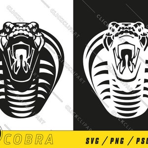 Kobra SVG | Schlangenkunst | Schlangenschablone | Viper PNG | Silhouette-Svg | Dateien ausschneiden | SVG-Dateien | ClipArts
