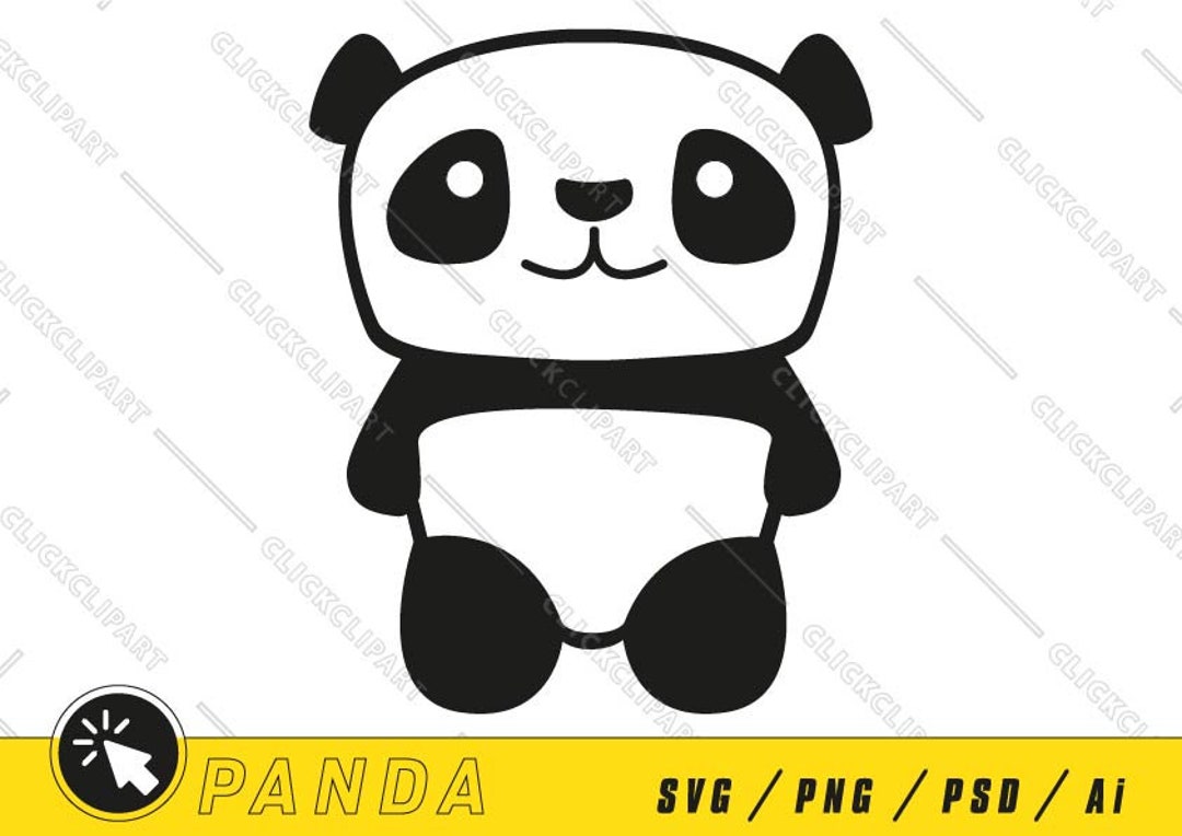 Cute Panda SVG Baby Panda PNG Panda Svg Designs Panda - Etsy India