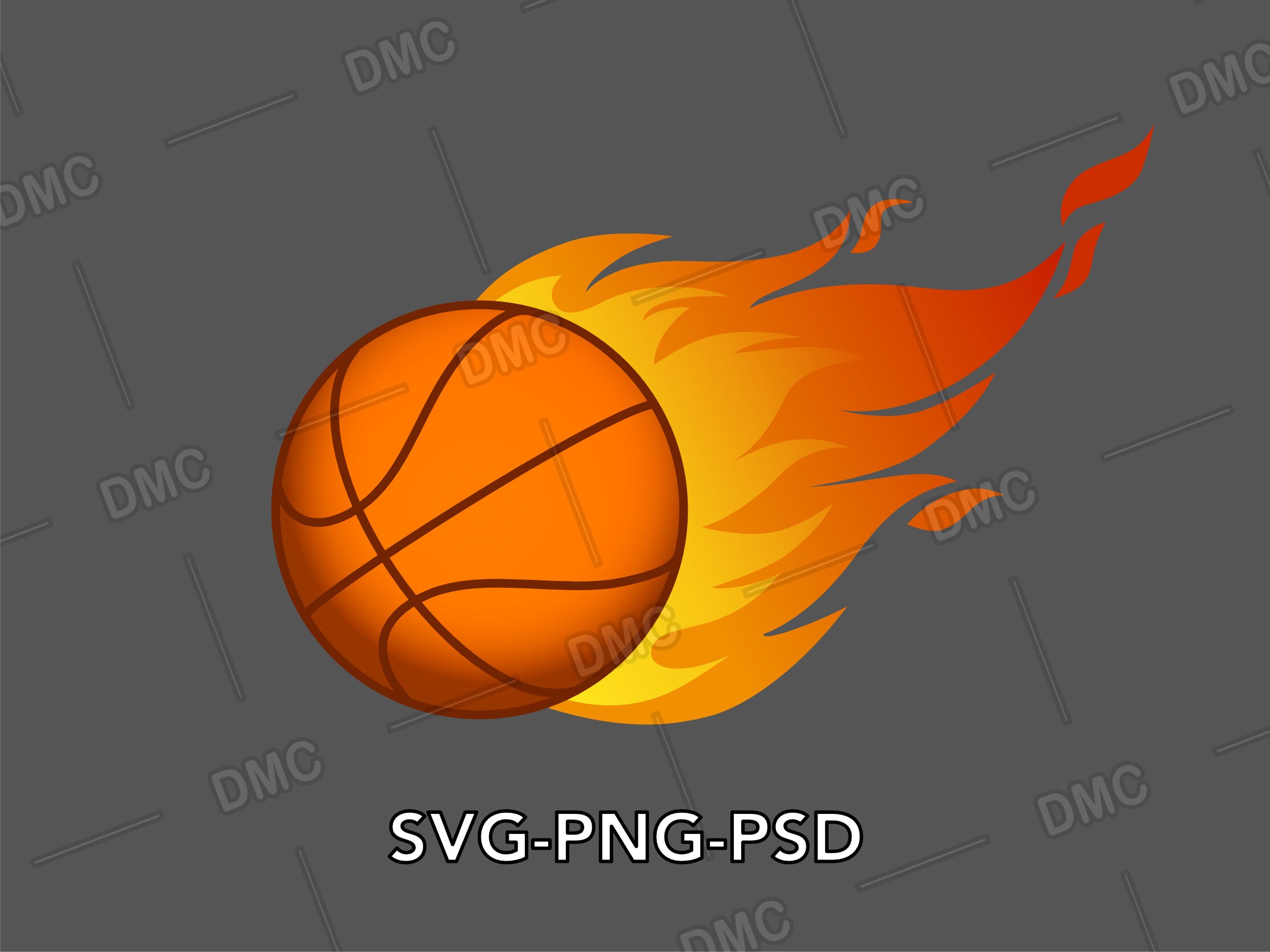 Basketball SVG, Basketball Clipart By Prismatic Profusions
