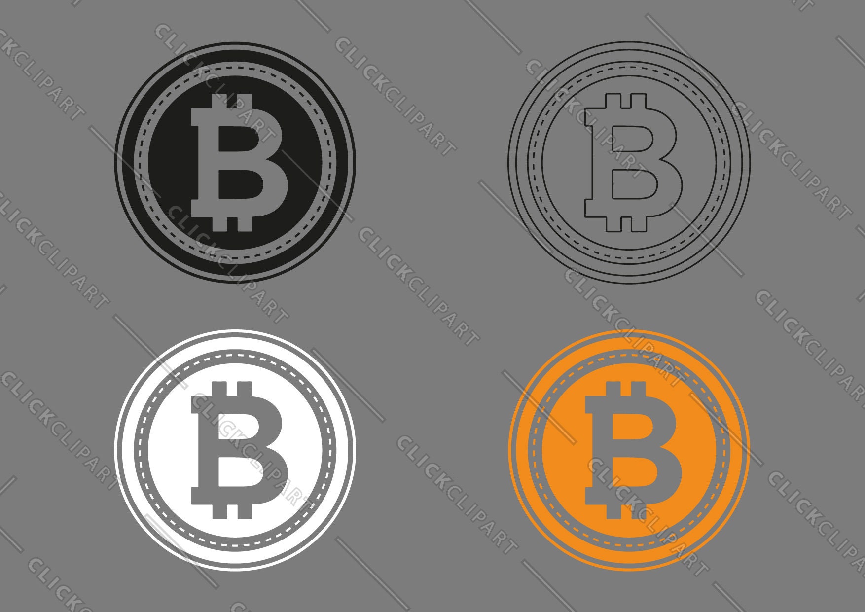 Bitcoin Logo Vector | BTC Emblem, Cricut Files (digital Download) - Etsy