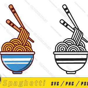 Noodles SVG | Noodle Clipart | Send Noods SVG | Spaghetti PNG | Pasta | Food | Cartoon Logo | Chopsticks | Cut Files | Svg Files for Cricut