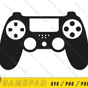 Gamecontroller SVG | Gaming-Svg | Gamer-Svg | Videospiel | Joystick | Gamepad | Strichzeichnungen | Dateien ausschneiden | Cartoon-Logo
