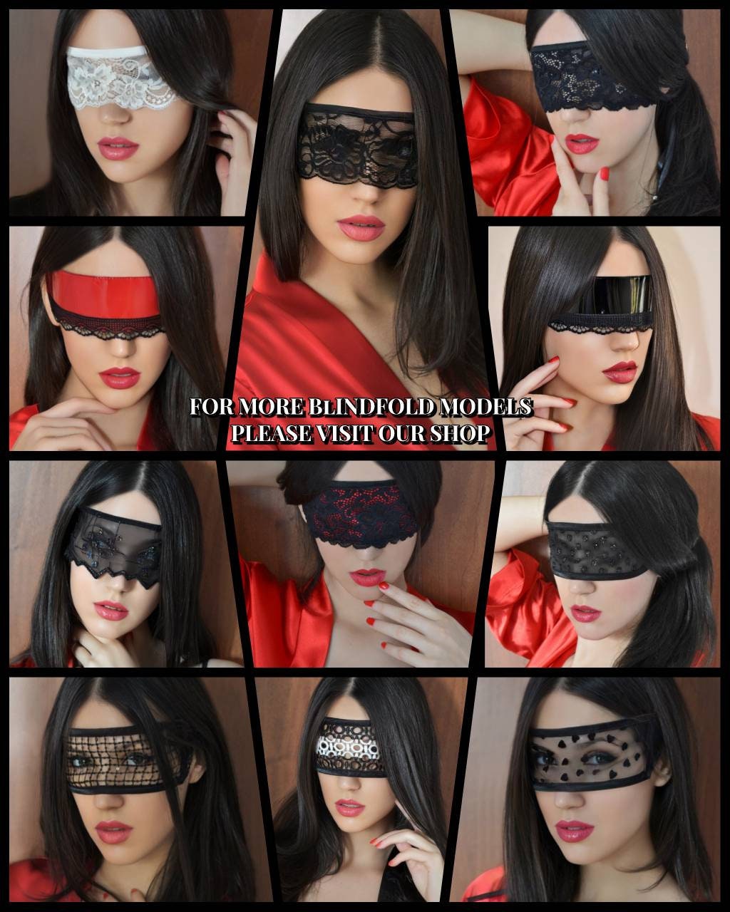 Lace Blindfold Mask/ Sexy Eye mask - Shop OwnMe Women's Underwear - Pinkoi