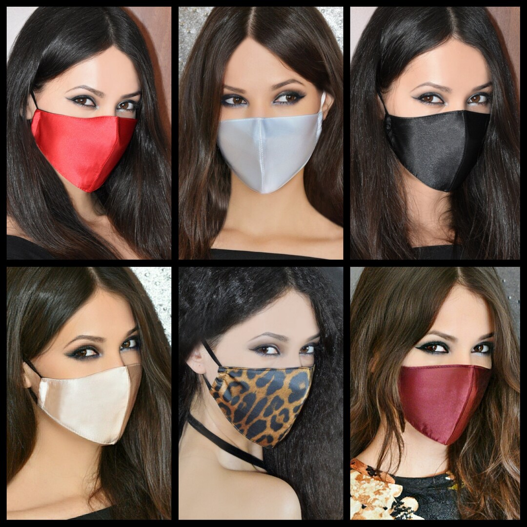 Satin Cotton Face Mask/sexy Face Mask/designer Face Mask/fashion Face