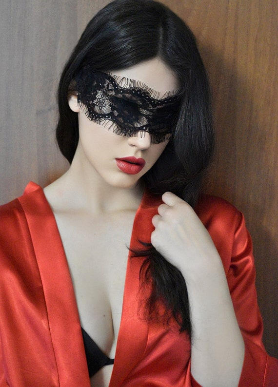 Lace Blindfold Mask/ Sexy Eye Mask/ Kinky/ Seductive/ 