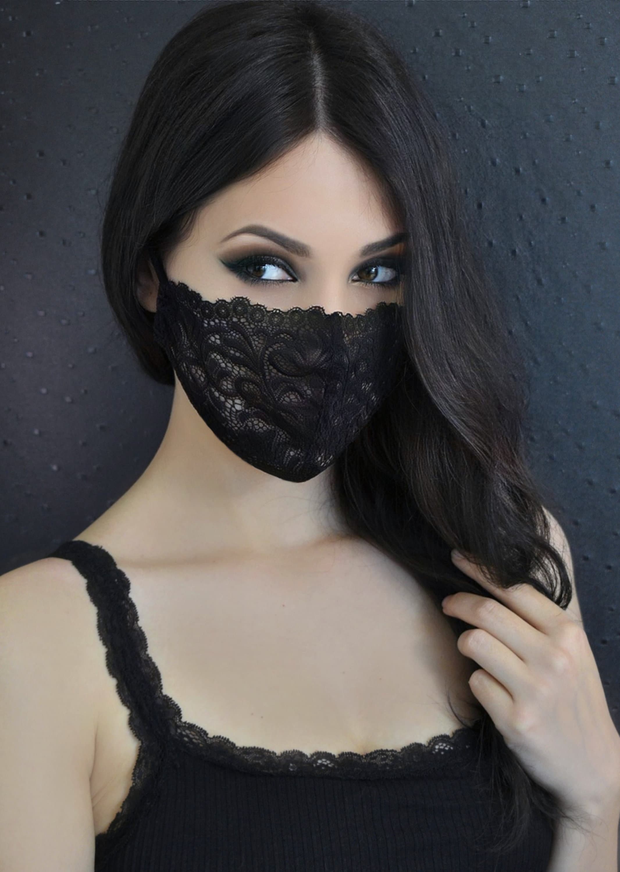 Extasis Mask Lace Eye Mask/sexy Blindfold/bdsm Fetish Mask/masquerade Face Mask ...
