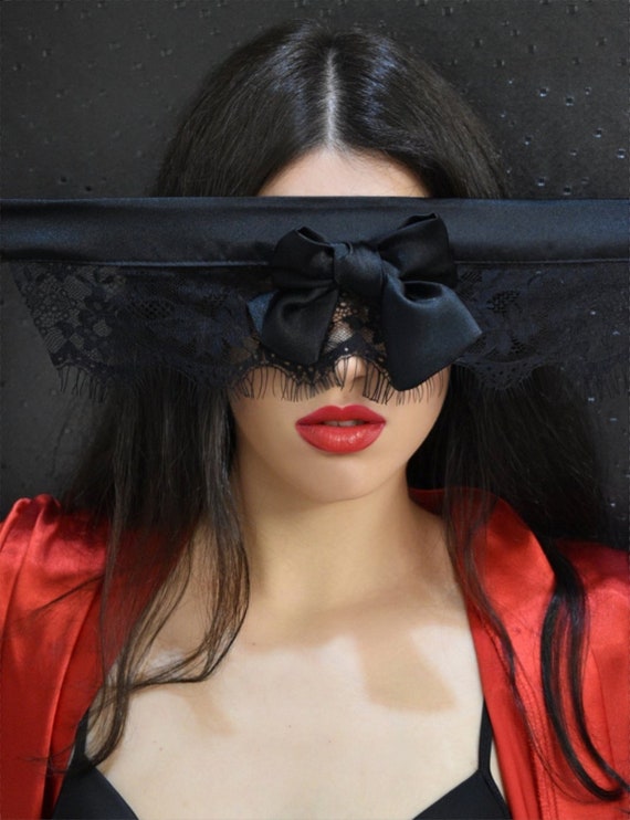 Bandeau Pour Les Yeux BDSM En Satin - Doux Et Confortable - Neuf