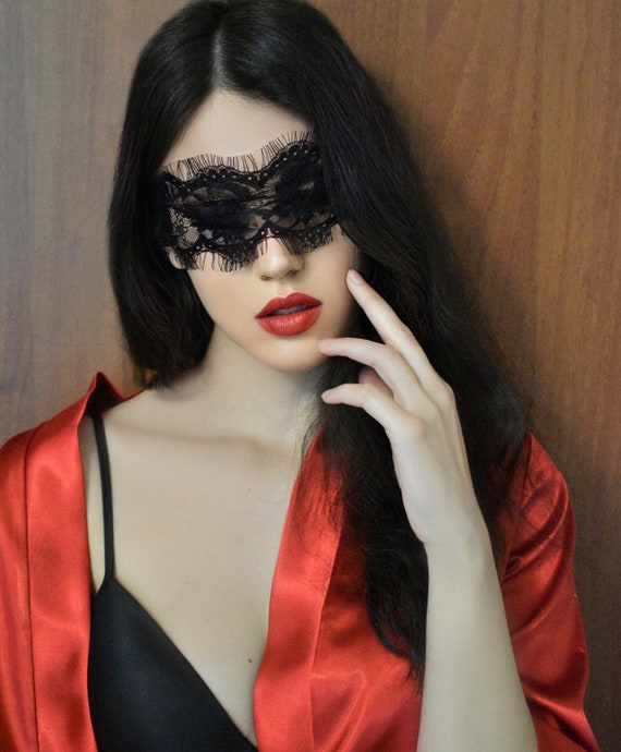 Lace Blindfold Mask/ Sexy Eye Mask/ Kinky/ Seductive/ 