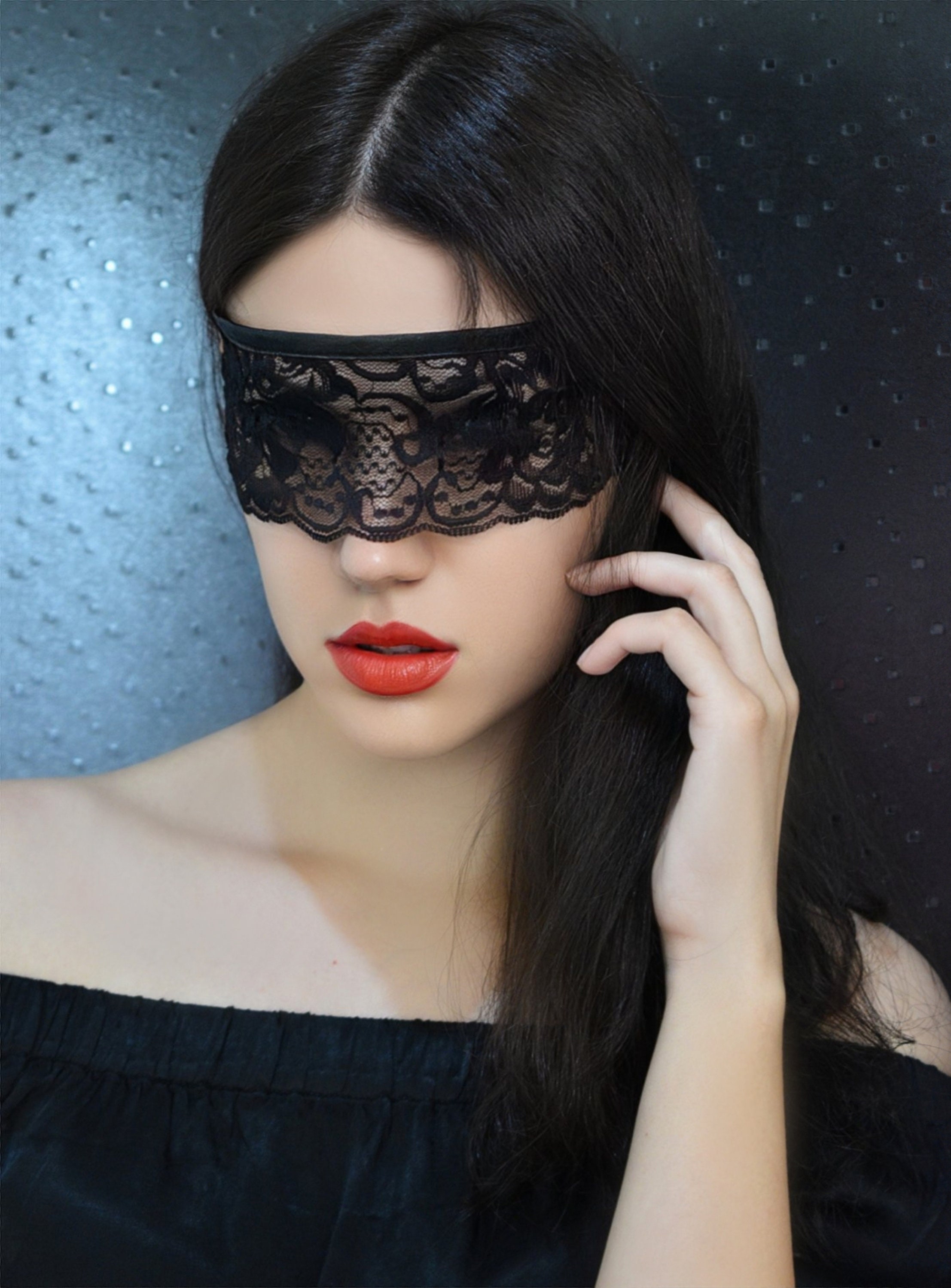 Lace Blindfold Mask/ Sexy Eye Mask/ Kinky/ Seductive/ 