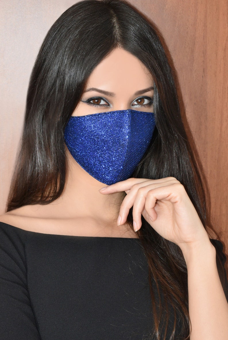 Glitter Sparkly Face Mask For Women/ Sexy Bling Face Mask For | Etsy