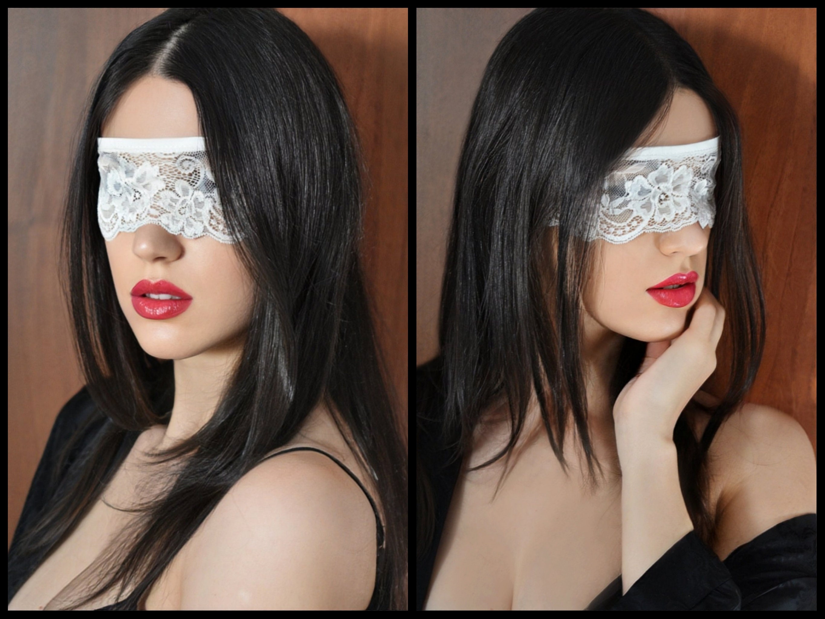 Lace Blindfold Mask/ Sexy Eye Mask/ Kinky/ Seductive/ 