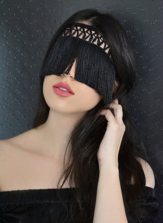 Lace Eye Mask/sexy Blindfold/bdsm Fetish Mask/masquerade Face 