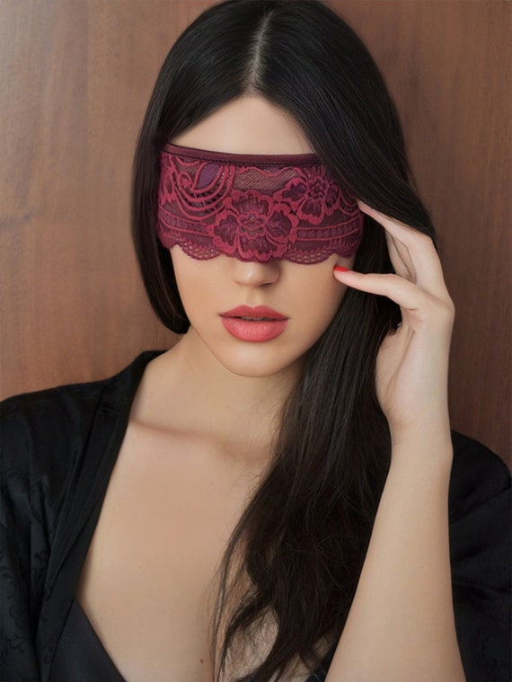 Lace Blindfold Mask/ Sexy Eye Mask/ Kinky/ Seductive/ 